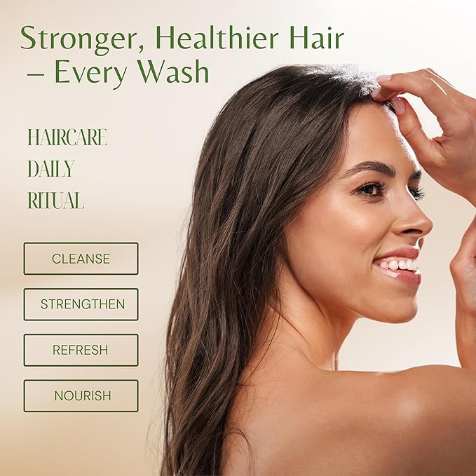 Tea Tree Oil Shampoo, Deep Cleansing for Buildup & Oily Scalp, Soothes Itchy Scalp & Refreshes Hair, Sulfate Free, Women & Men, Natural Shampoo, 16 fl oz