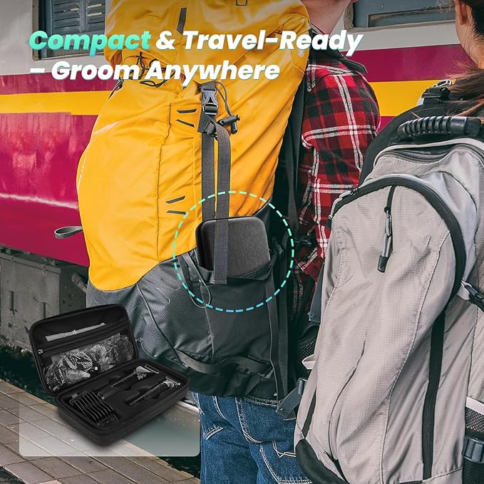 Soonsell 4-in-1 manscape Beard Trimmer for Men+ 2-in-1 Cordless Hair Clipper and Trimmer Set