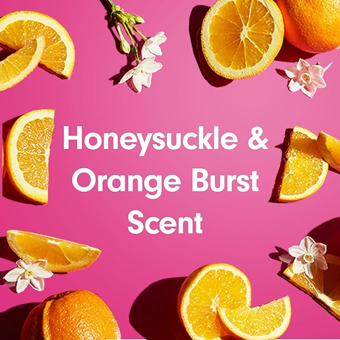 Softsoap Body Wash,Honeysuckle & Orange Burst Body Wash,20 Ounce,(Pack of 8)