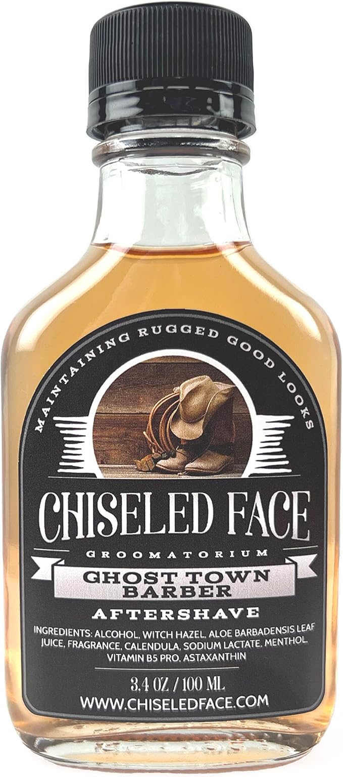Ghost Town Barber Aftershave Splash by Chiseled Face Groomatorium - Handmade, Small Batch, Luxury Grooming Products