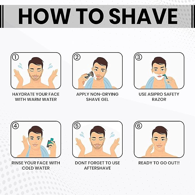Safety Razor for Men & Women with 10 Double Edge Safety Razor Blades Reusable Double Edge Razor Single Blade Razors for Women & Men Kit Gift Metal Razors Stainless