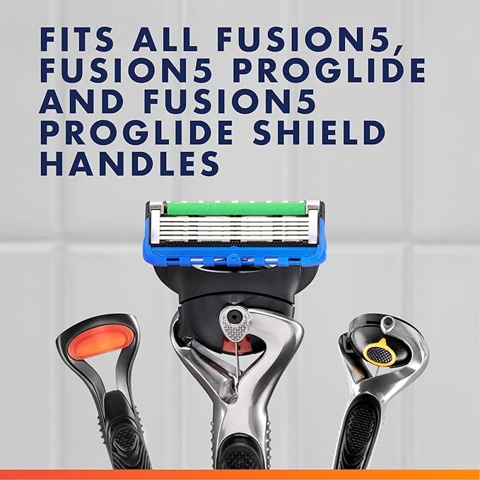 Gillette Fusion5 ProGlide Razor Blades for Men, 5-Blade Razor Refills, 9 Count