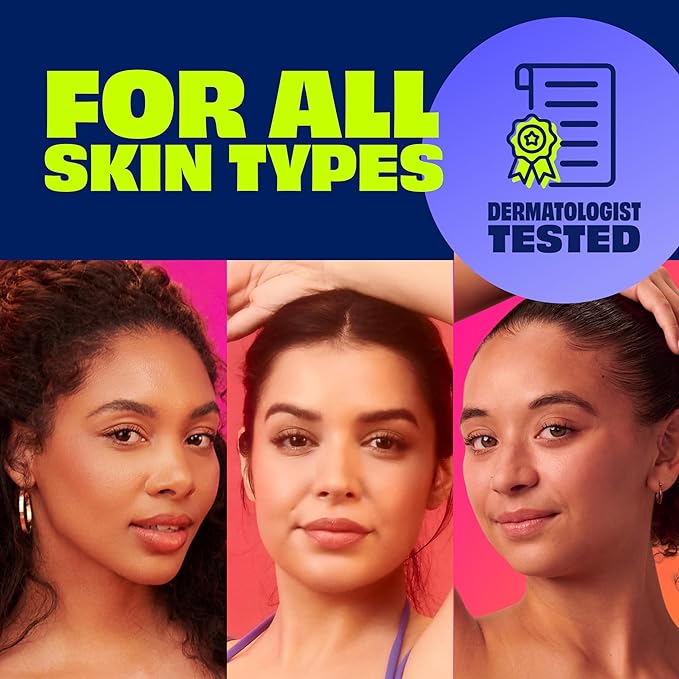 NAIR Exfoliating Facial Hair Removal Cream for Women - Smooth Skin Solution with Collagen for Sensitive Skincare (Pack of 2)