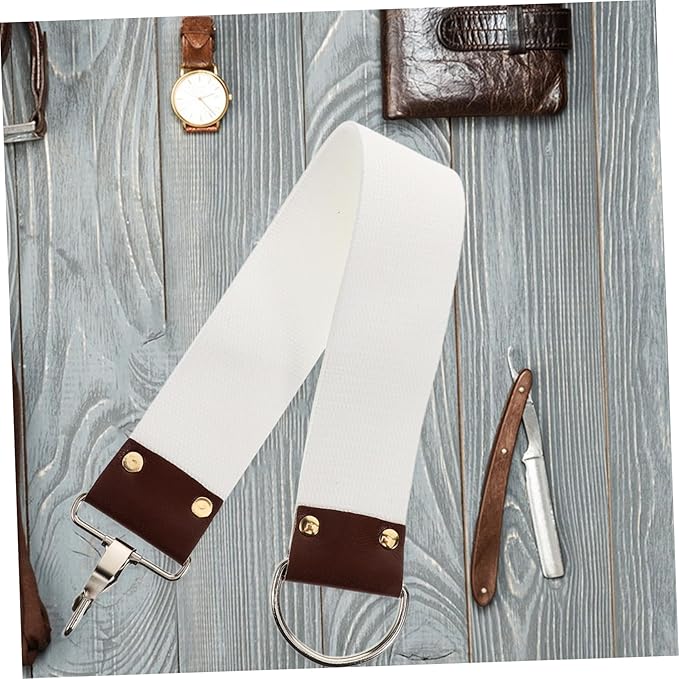 Professional Dual Layer Canvas Strop for Straight Maintenance Lightweight and Portable Sharpening Belt Smooth Shaving for Barbers and Home Use