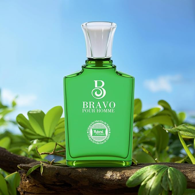 Hybrid & Company Bravo Pour Homme For Men Eau De Parfum Vaporisateur Natural Spray 3.4 Fl Oz