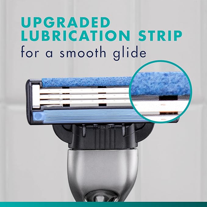 Gillette Mach3 Razor Refills for Men, 8 Razor Blade Refills