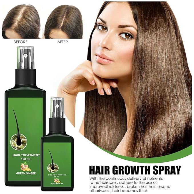 Ginger Hair Care Liquid, Hair Conditioner, Gentle Moisturising Hair, Conditioner for Regrowth & Loss Treatment, Thickness in Thinning Hair and Hair Loss