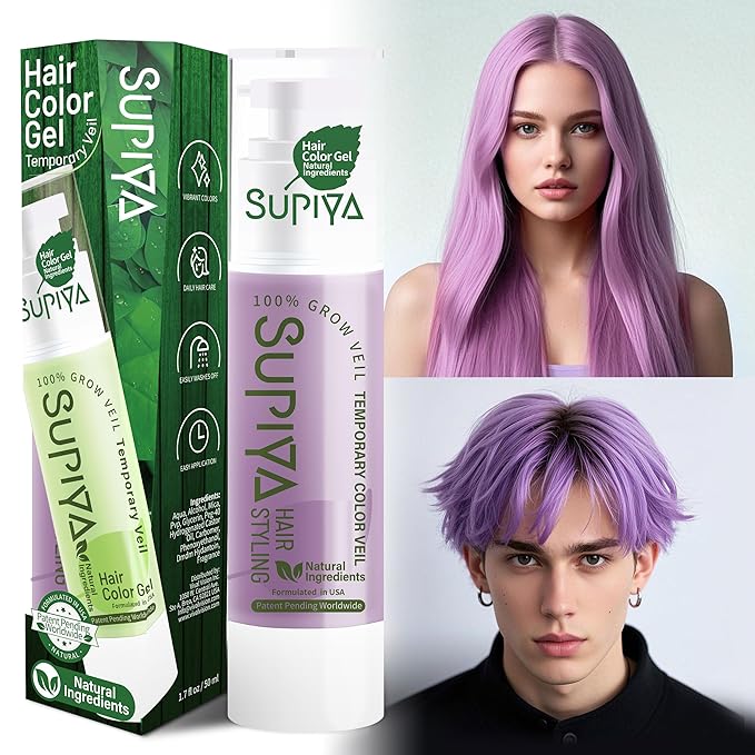 Temporary Hair Color - Washable Hair Wax for Men and Women, All-Day Hold Disposable Hair Wax for Party, Cosplay & Daily (Lagoon Color # 69W)
