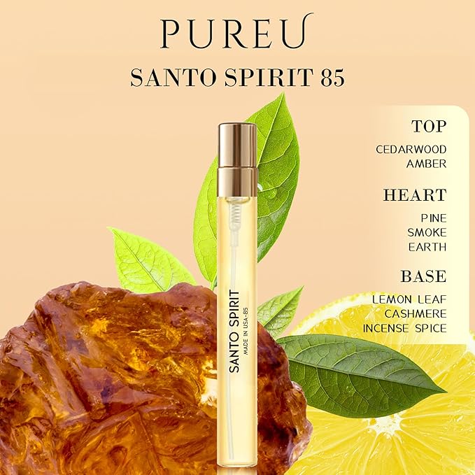 Pheromones Perfumes for Women & Men, Coffee Vanilla Florals Cologne Eau de Parfum, Long Lasting Pheromone Perfume Oils Gift Ideas.Travel Size 0.4oz/12 mL-Santo Spirit