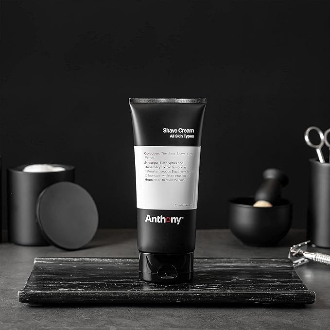 Anthony Shave Cream, 6 Fl Oz, and Anthony Aftershave Balm, 3 Fl Oz