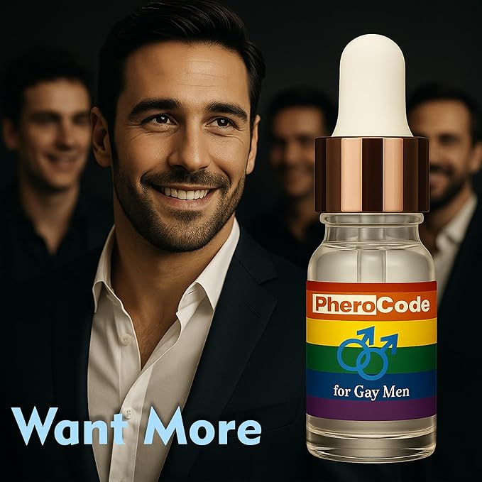 PheroCode Extra Strong Pheromone Cologne Perfume Body Oil for Gay Men Feromonas - Gay Male Fragrance Original Essential Perfume Best Gift for Him For Men 0.17 fl. Oz