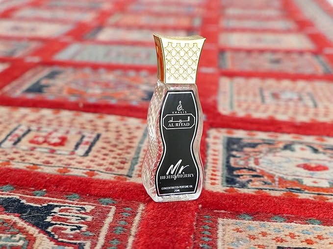 Maison d'Orient MR BERRYBERRY 20 mL Men's Roll-On Cologne, Alcohol-Free, Arab Cologne (Arab Perfume For Men) AL RIYAD Roll-On