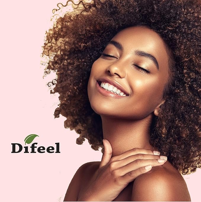 Difeel Growth and Curl Biotin Shampoo 12 oz. - Curly Hair Shampoo for Hair Growth, Natural Curl Shampoo
