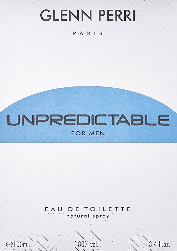 Unpredictable by Glenn Perri Eau De Toilette Spray 3.4 oz / 100 ml for Men
