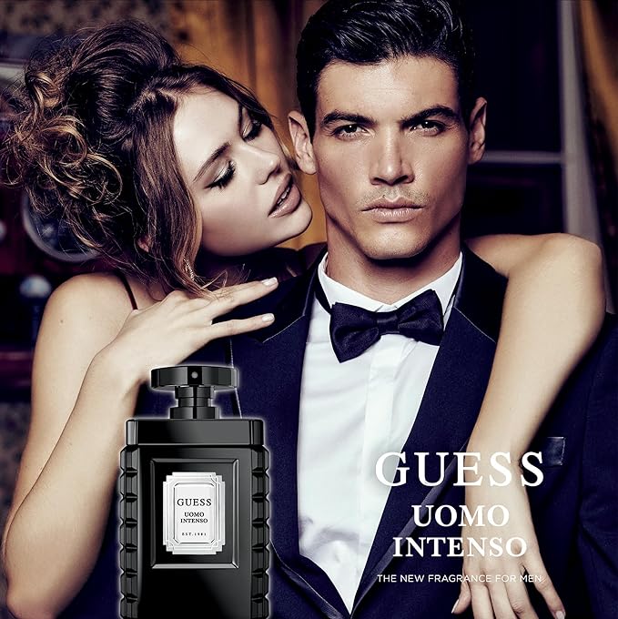 Guess Uomo Intenso Eau de Parfum Cologne Spray for Men, 3.4 Fl. Oz.