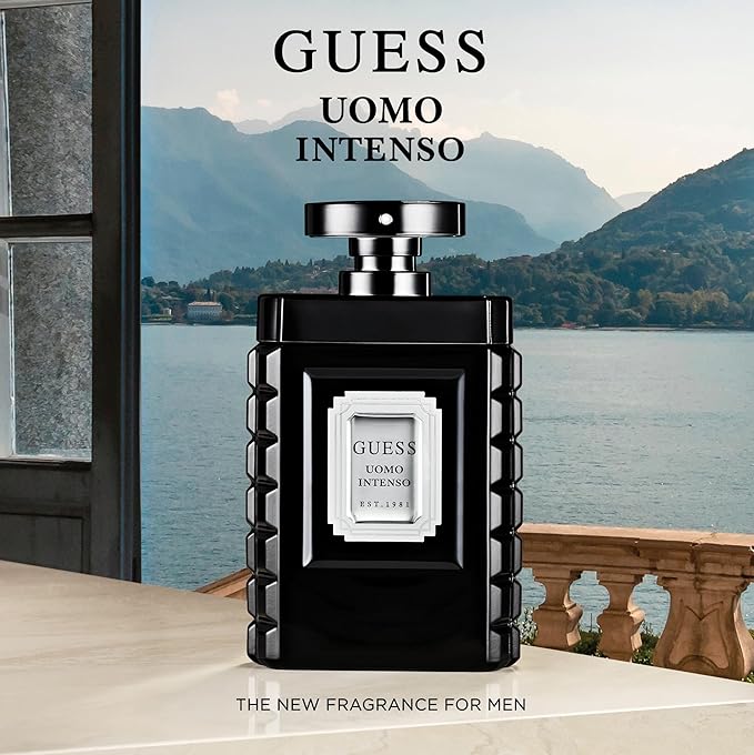 Guess Uomo Intenso Eau de Parfum Cologne Spray for Men, 3.4 Fl. Oz.