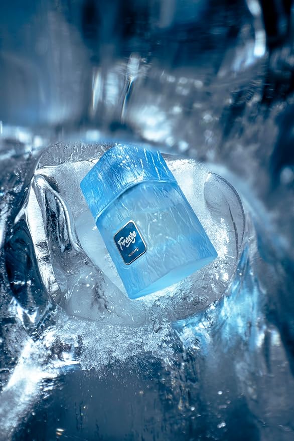 RiiFFS Freeze Extrait De Parfum 100ml | Unisex Long Lasting Perfume | Fresh Citrus, Mint & Amber Fragrance | Premium Day-to-Night Scent for Men & Women | Eau de Parfum Spray