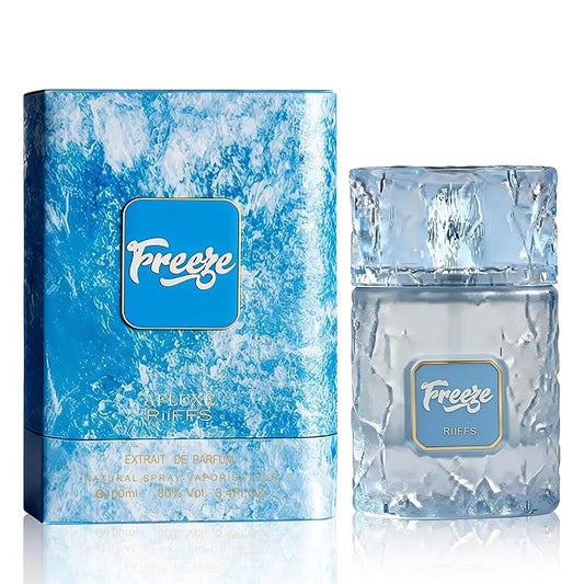 Men’s Eau de Parfum, Icy Fresh Citrus Cologne for Men with Mint and Cedar Notes, Long Lasting, 3.4 Fl Oz (100ml)