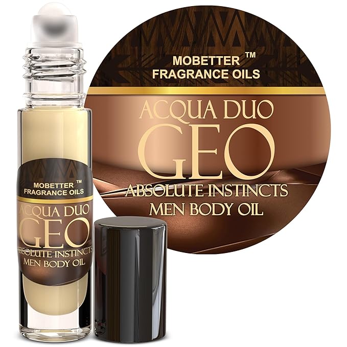 MOBETTER FRAGRANCE OILS Acqua Duo Geo Absolute Instincts Fragrance Body Oil for Men