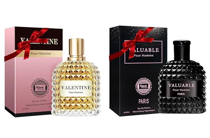 Hybrid & Company Men's 2 Pcs Perfume Captivating Scent Perfume with Long Lasting Fragrance