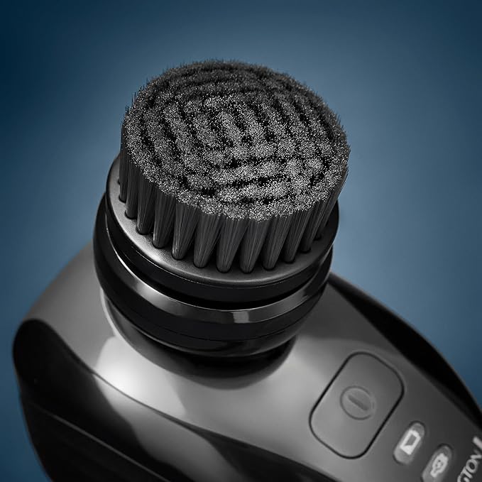 Remington Balder™+ Head Shaver 3 Dual-Track Cutting Heads Multi-Directional Pivot 45 Minute Run Time 100 Percent Waterproof Complete Grooming Kit with Beard Trimmer Nose and Ear Trimmer