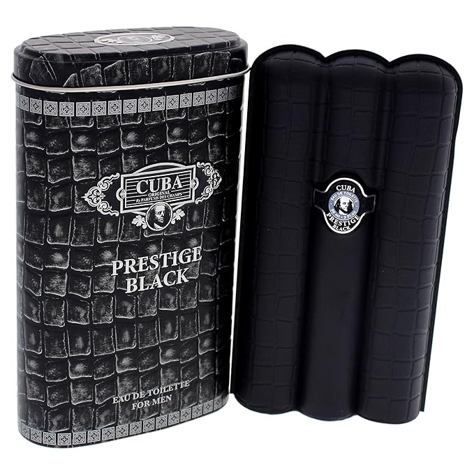 Cuba Prestige Black by Cuba for Men - 3 oz EDT Spray