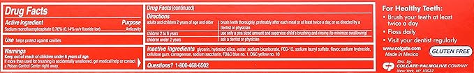 Colgate Sparkling White Whitening Toothpaste, Mint - 6 ounce (6 Pack)