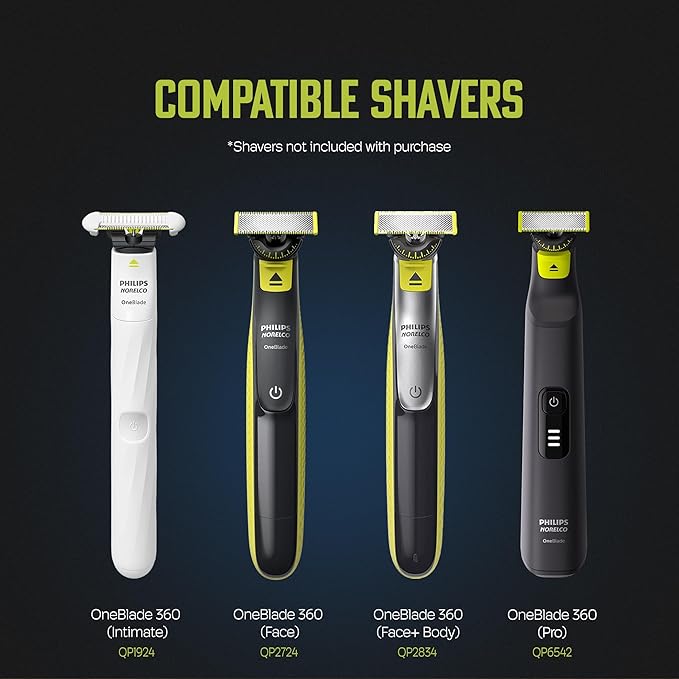 Charging Stand for Philips Norelco OneBlade 360 Shaver - Charger Dock with LED Light Indicator and USB Cable Compatible with Models QP2724, and QP2834