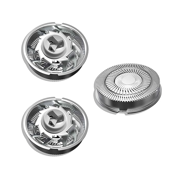 Replacement heads for electric shavers,Waterproof Replacement Blades for Mens Shaver,3-Pack