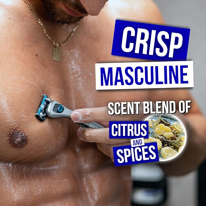 Sensitive Skin Shaving Cream, Face and Body Shaving Cream, Comfy Body Glide, Irritation Free Shave, Protect from Razor Burn, Everyday Shave Cream for Men