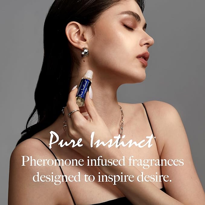Pure Instinct Roll-On - The Original Pheromone Infused Essential Oil Perfume Cologne - Unisex For Men and Women - TSA Ready
