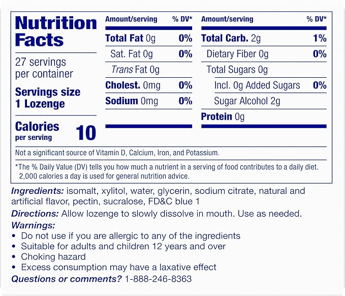 Biotene Dry Mouth Lozenges for Dry Mouth and Fresh Breath, Dry Mouth Relief and Breath Freshener, Refreshing Mint - 27 Count