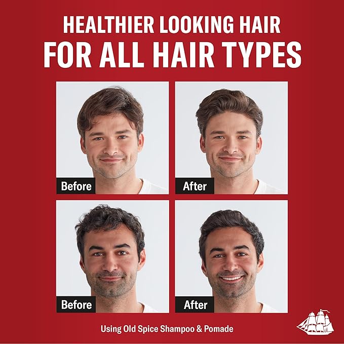 Old Spice Men's 2-in-1 Shampoo and Conditioner, Swagger, Cedarwood Lime Scent, Healthier, Fuller, Moisturized Looking Hair, Barbershop Quality, Remove Dirt & Oil, 21.9 Fl Oz