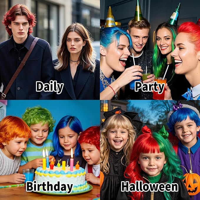 Halloween Hair Spray,Temporary Hair Color Spray for Women Kids Men,Washable Hairspray,Colored Hair Spray,Color Hairspray for Halloween,Party,Cosplay,Christmas Day (06#Gray)