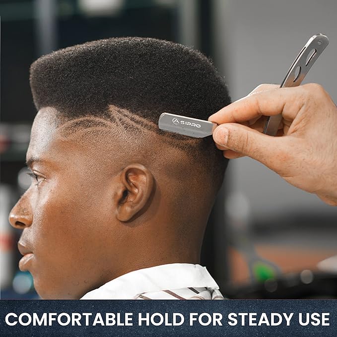 Straight Razors for Men with 20 Straight Edge Razor Blade & Case, Mens Straight Razor for Shaving Navajas Para Barbero Barber Razors for Men, Beard Razor