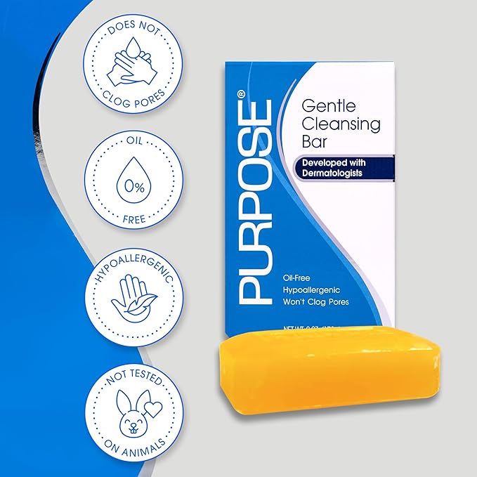 Purpose Gentle Cleansing Bar 6 oz (170 g) (Pack of 3)