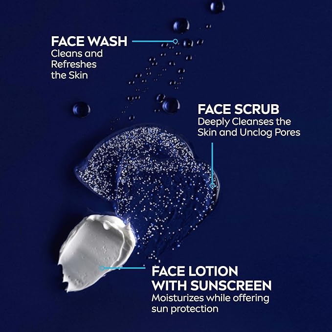 NIVEA MEN Maximum Hydration Face Wash, Face Wash with Provitamin B5 and Aloe Vera, Refreshes and Cleanses without Drying, 5 Fl Oz Tube