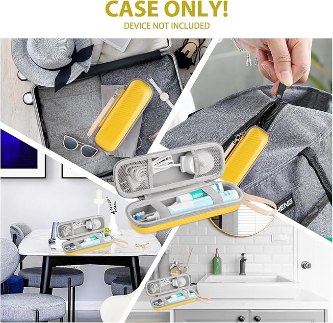 Toothbrush Travel Case for Oral B/Oral-B Pro 1000 1500 5000 7000 7500 9600 Electric Toothbrush, Portable Hard Protective Storage Bag