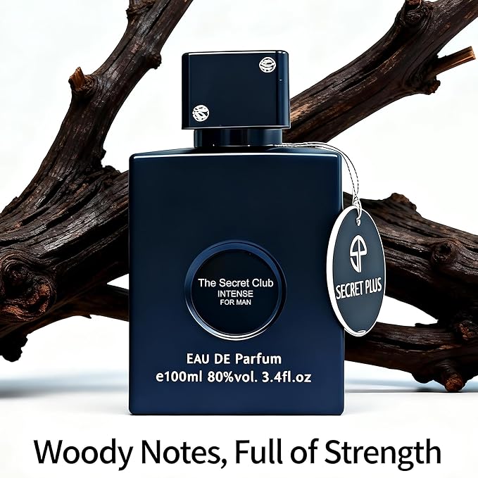 Verse Adonis & The Secret Club Intense Combo Men Cologne 3.4 Fl. Oz Men's Perfume Bold Combination of Woody & Floral Scents Eau De Parfum for Men Lasts All Day Best Gift