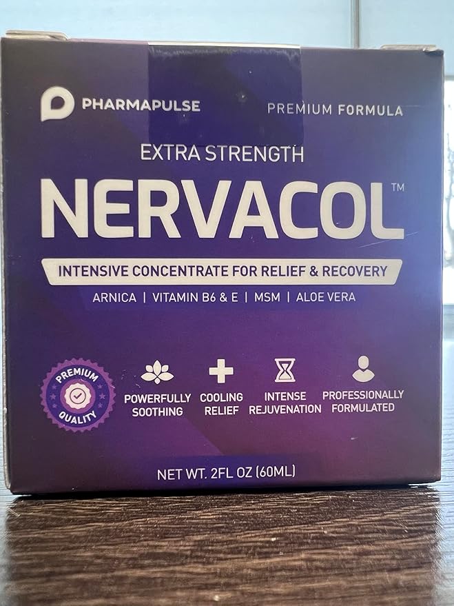 Pharmapulse Neuropathy Nerve Therapy & Relief Cream - Maximum Strength Relief Cream for Foot, Hands, Legs, Toes Includes Alpha Lipoic Acid, Arnica, Vitamin B6, Aloe Vera, MSM - Effective Soothing 4oz