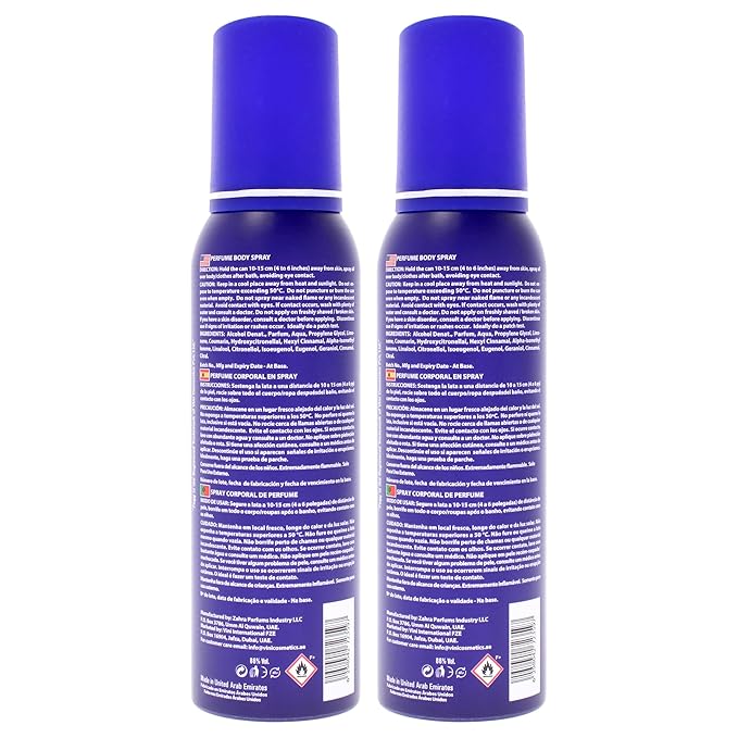 Fragrance Body Spray - Royal by Fogg for Men - 5 oz Body Spray - Pack of 2