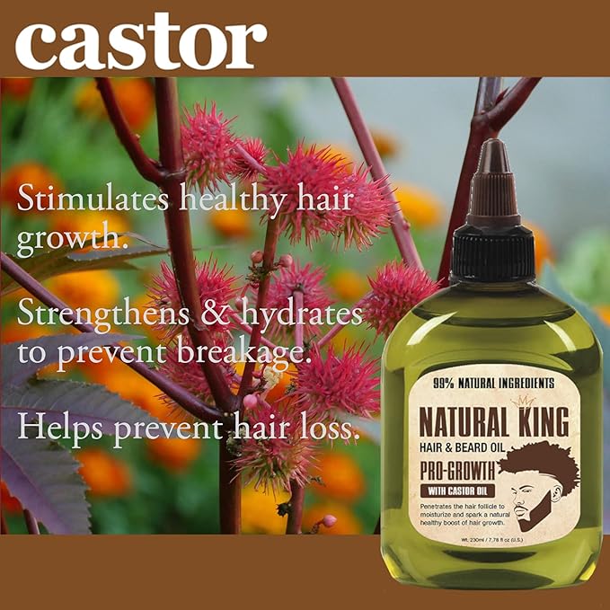SFC Natural King Pro-growth Castor Hair & Beard Oil 7.1 oz