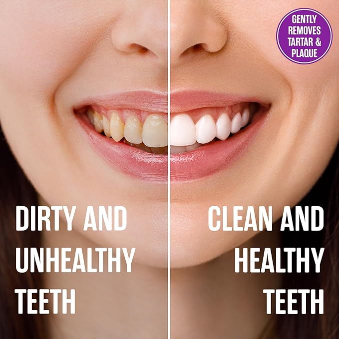 SprinJene Natural Sensitivity & Gum, Fluoride Toothpaste for Sensitive Teeth (1 Pack) + Fluoride Free & Alcohol Free Mouthwash