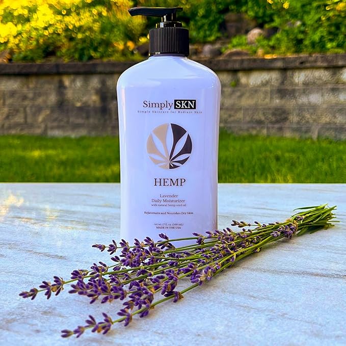 Lavender Hemp Daily Moisturizer - 17 fl. oz. - Made in USA