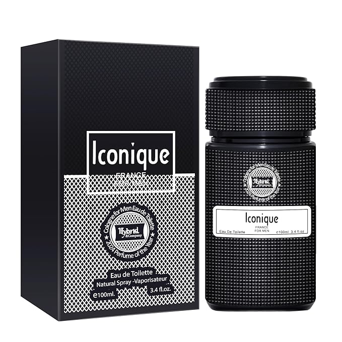 Hybrid & Company InIconique France For Men Eau De Toilette Vaporisateur Natural Spray 3.4 Fl Oz