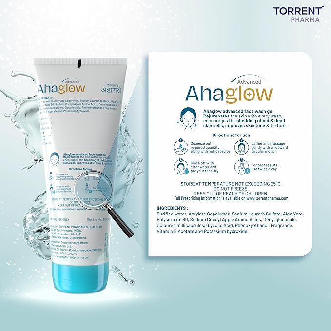 Torrent Ahaglow Skin Rejuvenating Face Wash Gel - 100G