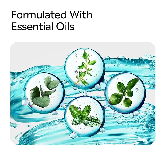 Listerine On-The-Go Cool Mint Alcohol Free Mouthwash Packets, Oral Rinse in Individual Packets Kills Bad Breath Germs, Less Intense Taste, Cool Mint Flavor, Mini Travel Size, 0.33 fl oz., 30 Pack