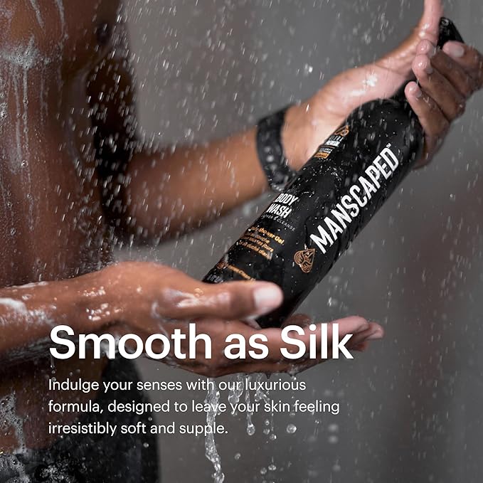 MANSCAPED® Men’s UltraPremium Refined® Body Wash, Luxurious Clean Formula Infused with Aloe Vera and Sea Salt, Refreshing and Nourishing Daily Shower Gel for Hydrating Skin, (16 oz)
