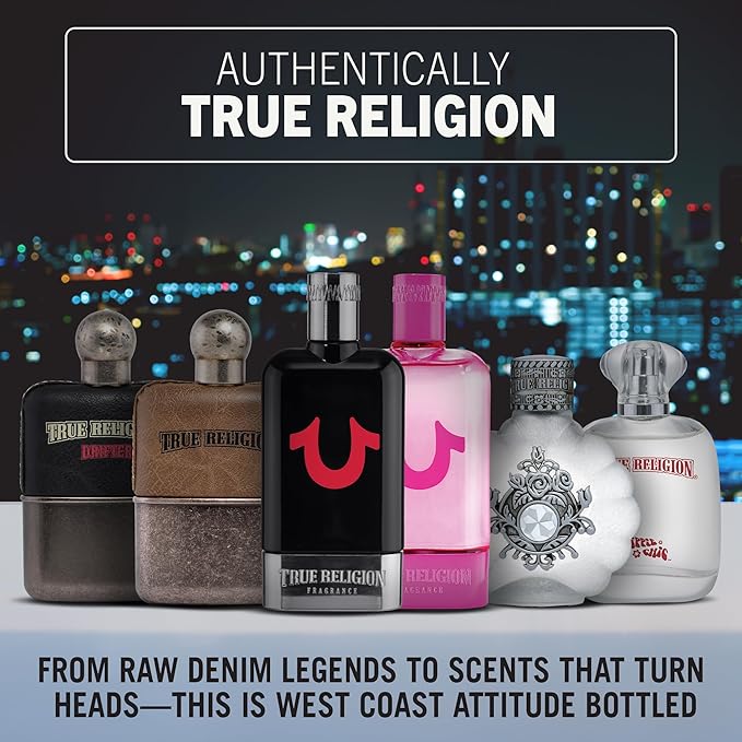 True Religion for Men Drifter Scent - Mens Cologne, Long Lasting Perfume, Men's Fragrance, Eau de Toilette Spray with Notes of Bergamot, Sage & Vetiver - 3.4 fl oz / 100 ml
