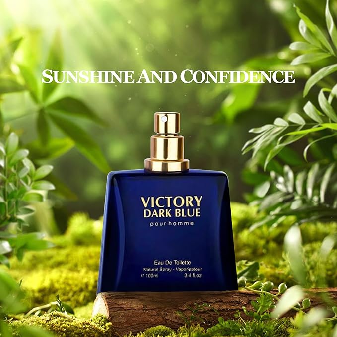 Men Cologne Set (3.4oz/100ml x 2PCS) Eau De Perfume Natural Spray Notes of Woody, Spicy, Citrus & Aromatic Long Lasting Fragrance for Daily Use (VictoryDB-Heroes)